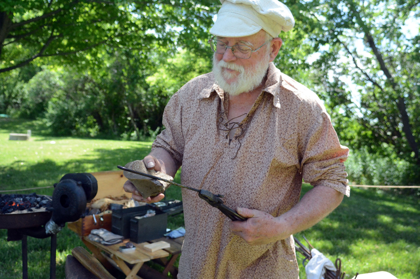 Wisconsin Territory Day at Fort Winnebago Surgeons Quarters